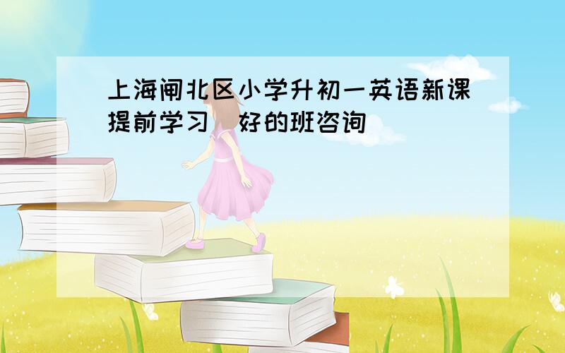 上海闸北区小学升初一英语新课提前学习|好的班咨询